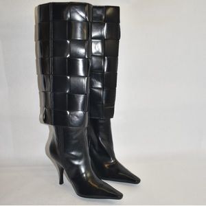 Jeffrey Campbell black skelter boot